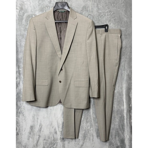Brooks Brothers Other - B by BROOKS BROTHERS Tan Beige 48L 38X30 Blazer Pants Classic